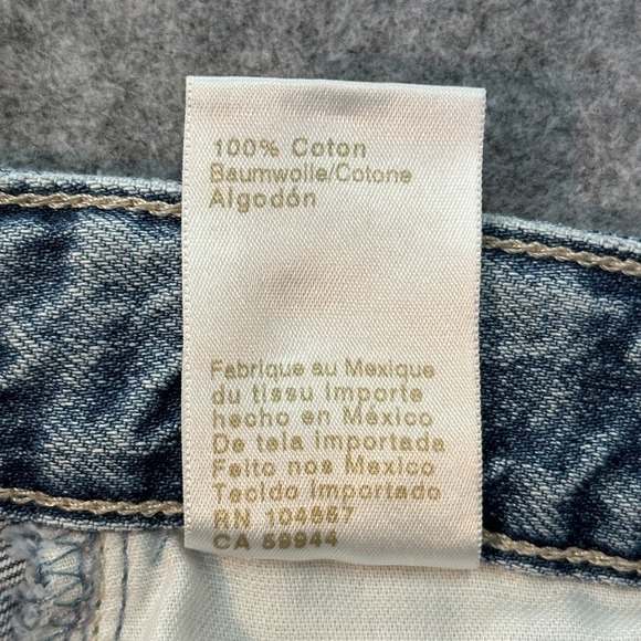 Adriano Goldschmied AG Alexxis Straight Jeans Womens 28 R Distressed High Rise - Picture 13 of 14